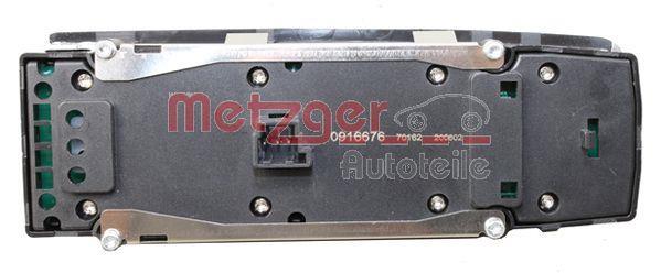 Interrupteur, lève-vitre (Bouton de lève-vitre) METZGER ref. 0916676